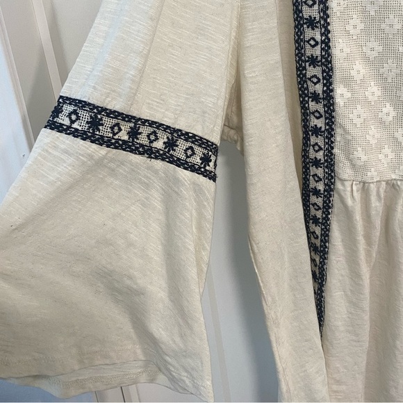 Style & Co peasant blouse Item#4 - Picture 3 of 7